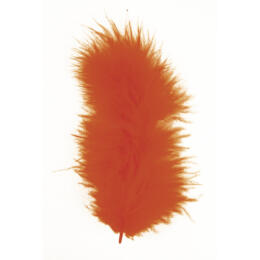PLUMES - 8 cm Couleur ORANGE (10u)