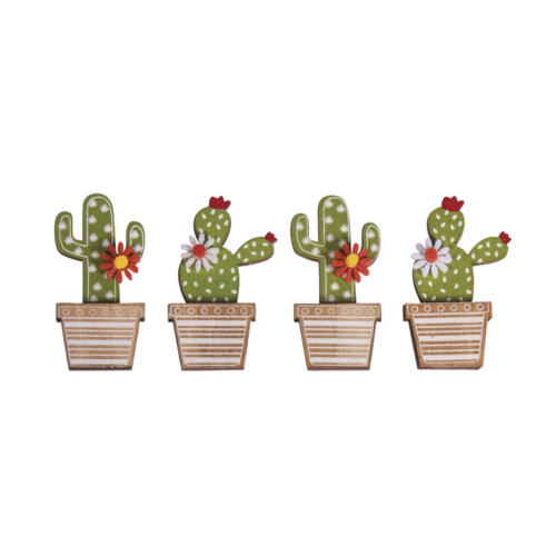Motifs 3D Bois - CACTUS et SUCCULENTS 