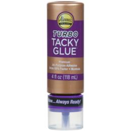TURBO TACKY GLUE Colle Blanche 118ml - Nouveau Bouchon