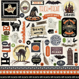 Stickers Halloween - HAUNTED CARTA BELLA