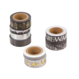Masking Tape HALLOWEEN - Asoortiment "NOIR/OR" MARTHA STEWART