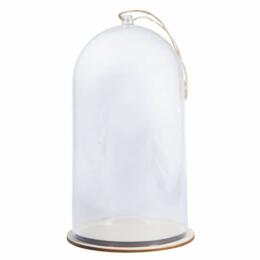 CLOCHE EN PLASTIQUE - Diam 11cm Hauteur 19cm 