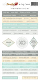 Lorelaï Design - Planche MOTS PARFUM DE ROSES