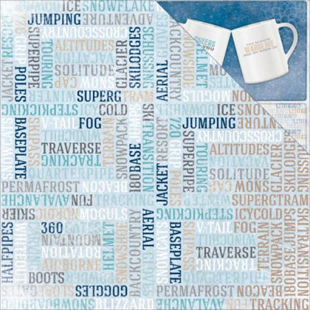 Bo Bunny - WHITEOUT - Ski Pass 