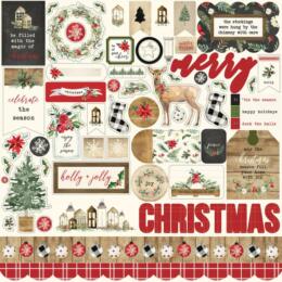 CHRISTMAS - Stickers 30x30 - Carta Bella