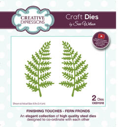 Découpe Creative Expressions - Finishing Touches - FERN FRONDS