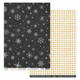 Format A4  -  Papier POUSSIERE D'ETOILES N°5 - Florilèges Design