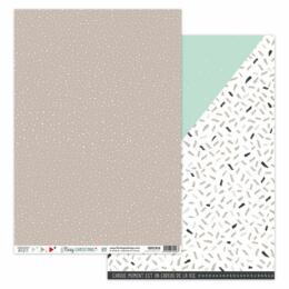Format A4  -  Papier COSY CHRISTMAS N°7 - Florilèges Design