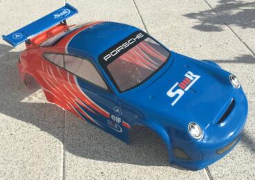 GT 1/5ème - Carrosserie  PORSCHE PEINTE