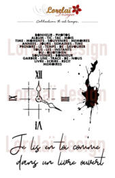 Pochoir Lorelai Design - IL EST TEMPS