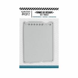 Dies Découpe Florilèges Design - Matrice FEUILLE DE CARNET