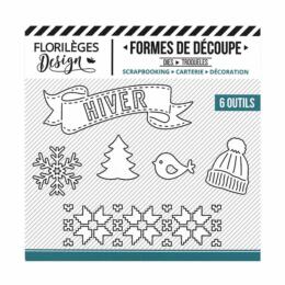 Dies Découpe Florilèges Design - Capsule Les Joies de l'Hiver 2019 - HIVER BLANC