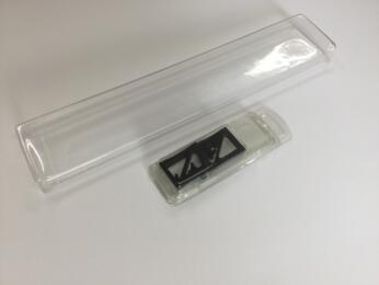 GT 1/5ème - Aileron PORSCHE avec Support en lexan Transparent