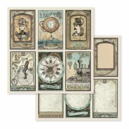 STAMPERIA - Collection VOYAGES FANTASTIQUES - Cards papier 30x30
