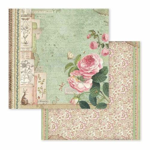 STAMPERIA - Collection SPRING BOTANIC - English Roses papier 30x30