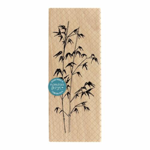 Tampon Bois Florilèges Designs - Collection SAKURA - Bambou