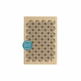 Tampon Bois Florilèges Designs - Collection SAKURA - Petits Motifs Lignés
