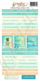 Lorelai Design - Planche ETIQUETTES MOTS RIVAGES EXOTIQUES