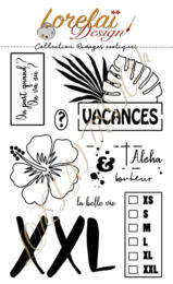 RIVAGES EXOTIQUES Tampons Clear - Lorelai Design