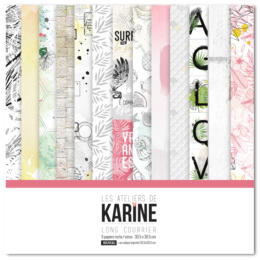 Les Ateliers de Karine - KIT PAPIERS LONG COURRIER 