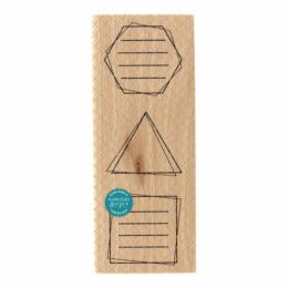 Tampon Bois Florilèges Designs - Capsule Un Jour Spécial - FORMES A MESSAGES 