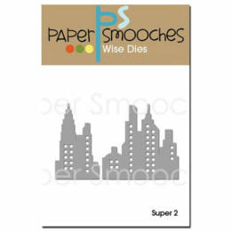 Dies Découpe Paper Smooches - Matrice de découpe SILHOUETTES IMMEUBLES Super 2
