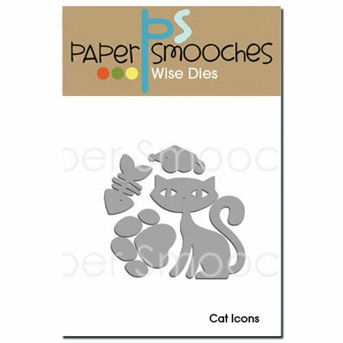 Dies Découpe Paper Smooches - Matrice de découpe CHAT Cat Icons