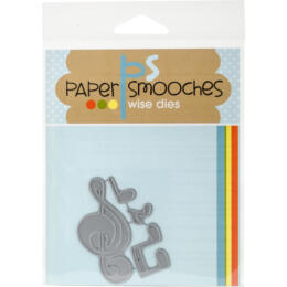 Dies Découpe Paper Smooches - Matrice de découpe NOTES de MUSIQUE 