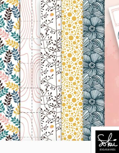 Sokai - KIT SO'GARDEN (5 Papiers + Planche de Mots + Planche Etiquettes 2 + Bande de Mots )