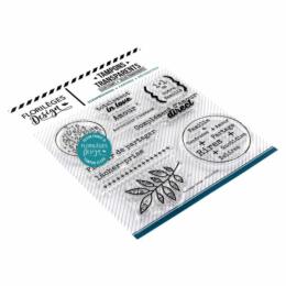 Tampon Clear Florilèges Designs - Capsule Amour² - AMOUR²