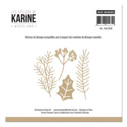 Dies Découpe Les Ateliers de Karine - Matrice de découpe JOLIES BRANCHES Woodland