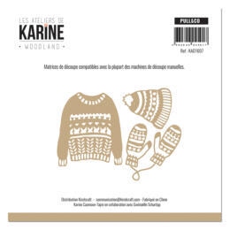 Dies Découpe Les Ateliers de Karine - Matrice de découpe PULL & CO Woodland