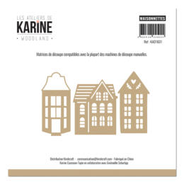 Dies Découpe Les Ateliers de Karine - Matrice de découpe MAISONETTES Woodland