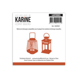 Dies Découpe Les Ateliers de Karine - Matrice de découpe LANTERNES Woodland
