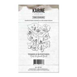 Tampons Clear - Woodland - TERRES D'AVENTURES - Les Ateliers de Karine