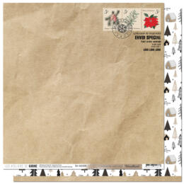 Les Ateliers de Karine - WOODLAND N°6 Livraison Spéciale - Papier Scrap 30x30