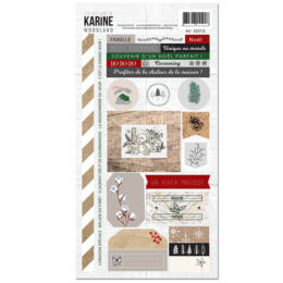 Les Ateliers de Karine - WOODLAND Stickers Autocollants Motifs...