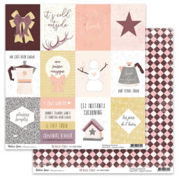 Béatrice Garni - MA BELLE ETOILE N°6 - Papier Scrap 30x30