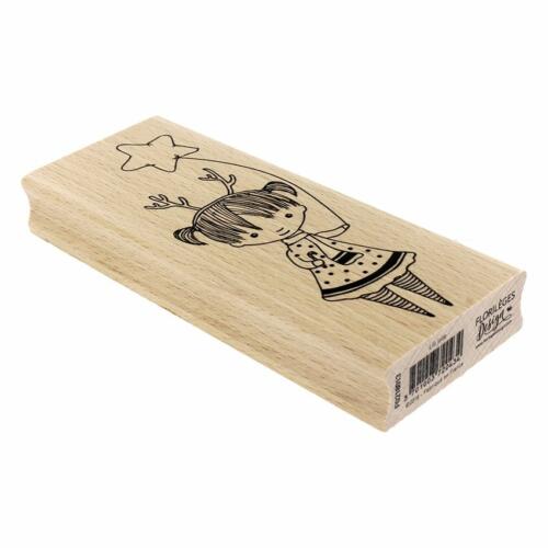 Tampon Bois Florilèges Designs - Capsule Il Etait une Fois - LILI JOLIE