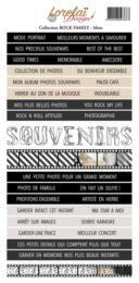 Lorelai Design - Planche Etiquettes MOTS - ROCK FAMILY 