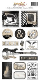 Lorelai Design - Planche Etiquettes MUSIC - ROCK FAMILY