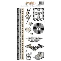 Lorelai Design - Planche Etiquettes BEST OF - ROCK FAMILY