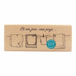 Tampon Bois Florilèges Designs - YELLOW - Un Jour une Page