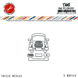 Dies Découpe Mes P'tits Ciseaux - GRUNGE - Taxi 