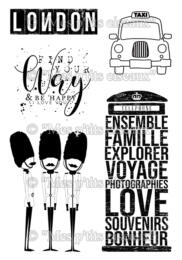 Tampon Clear Mes P'tits Ciseaux - GRUNGE - Tampons Londres