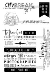 Tampon Clear Mes P'tits Ciseaux - GRUNGE - Tampons City Break