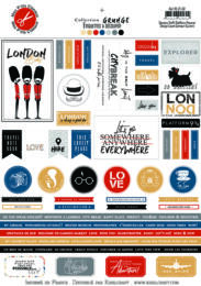 Mes P'tits Ciseaux - GRUNGE Etiquettes à découper 