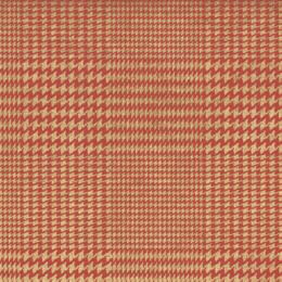 Papier Fantaisie Cartonnage 100% Coton - HIGHLANDS Rouge Desert / Or