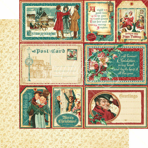 Graphic 45 - Christmas Carol-  Figgy Pudding