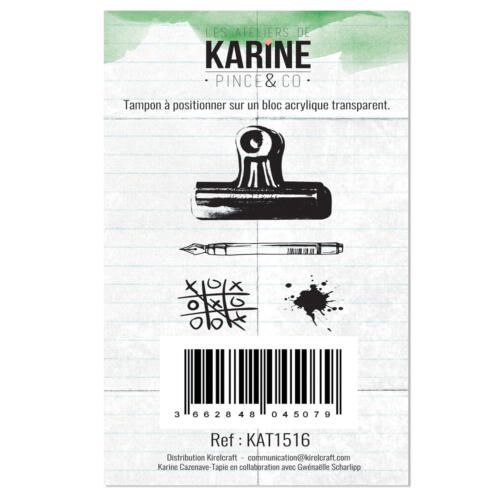 Tampons Clear - Esprit Bohème - PINCE & CO - Les Ateliers de Karine
